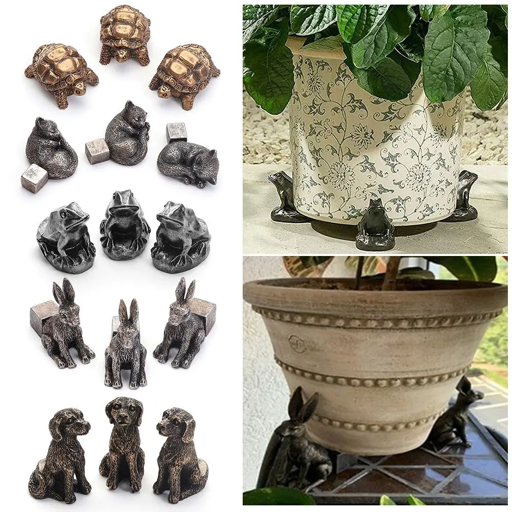 Bonsai Garden Stand - 3Pcs Dekorasi Taman Penyangga Pot Bunga