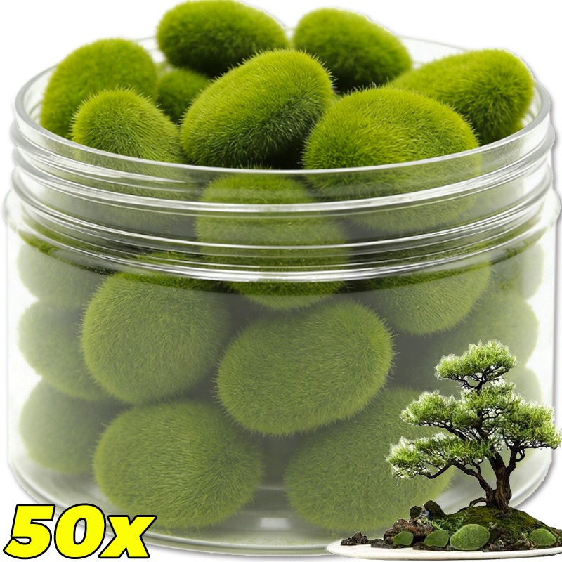 Bonsai Rock Garden - 50/5 Buah Batu Lumut Busa Buatan