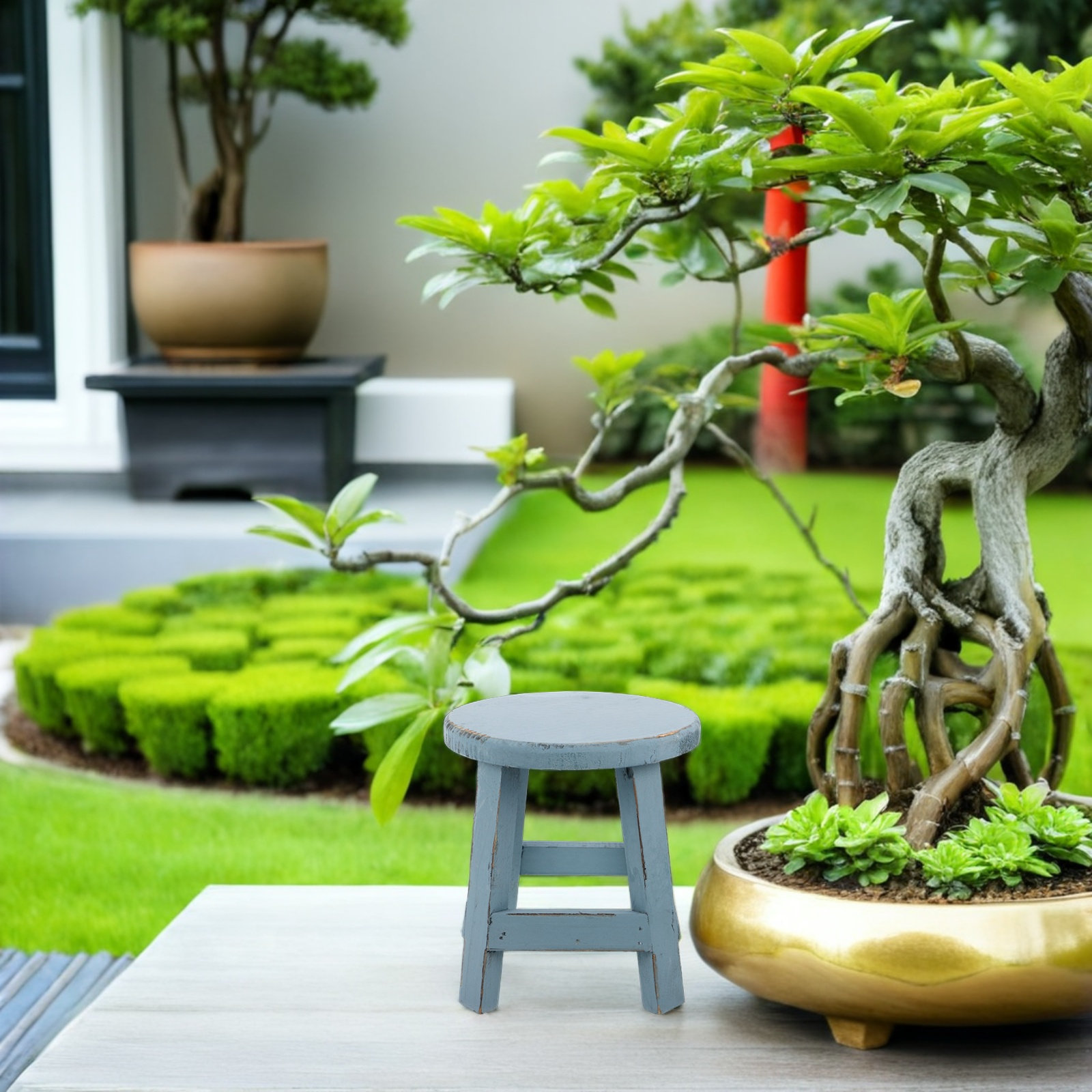 Bangku Penyangga Pot Bunga 18C - Bonsai Garden Stand ulasan dan harga
