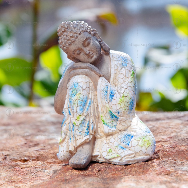 Ornamen Patung Buddha Mini, De - Bonsai Garden Usa ulasan dan harga