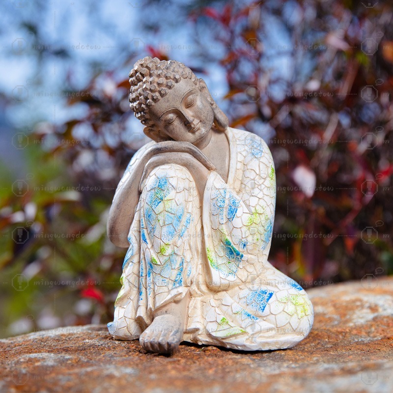 Ornamen Patung Buddha Mini, De - Bonsai Garden Usa ulasan dan harga