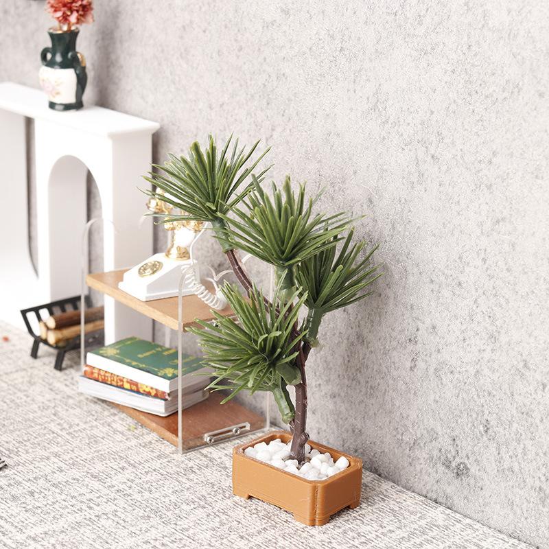 1 Buah 1/12 Rumah Boneka Simul - Bonsai Garden Usa ulasan dan harga