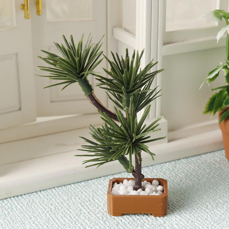 1 Buah 1/12 Rumah Boneka Simul - Bonsai Garden Usa ulasan dan harga