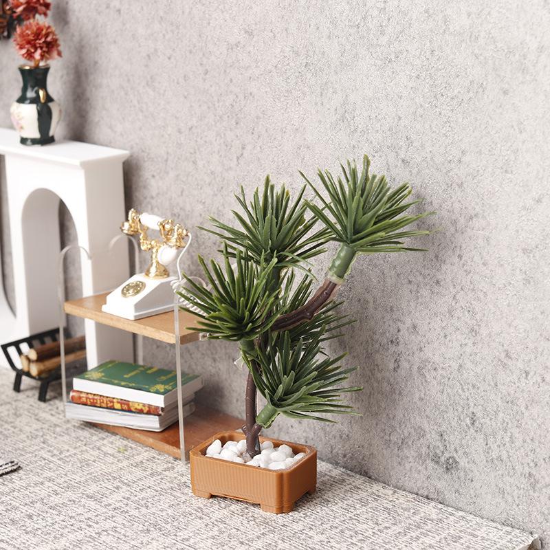 1 Buah 1/12 Rumah Boneka Simul - Bonsai Garden Usa ulasan dan harga