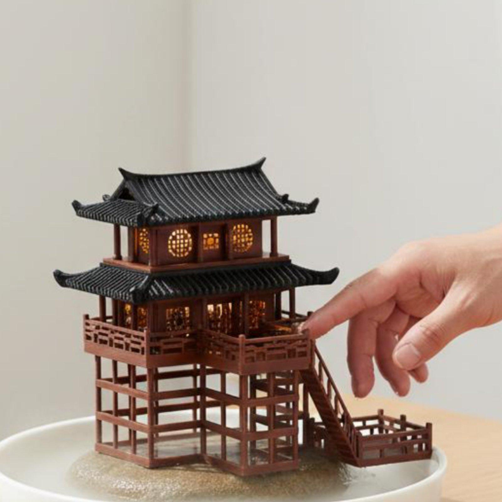 Pagoda Plastik Mini untuk Meja - Bonsai Garden Usa ulasan dan harga